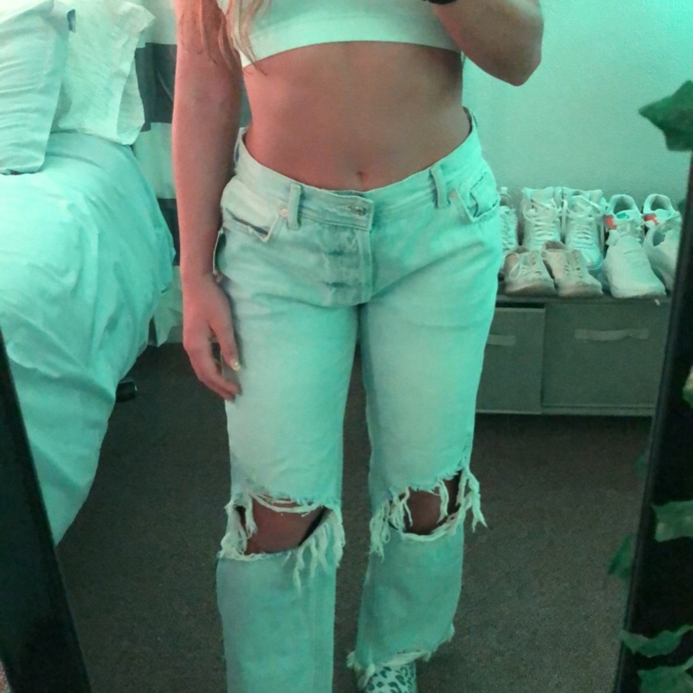 Free People Maggie Mid Rise Jeans